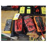 Lot of 4 multimeters