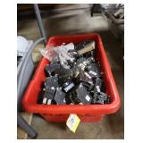 Bin of assorted electrical supplies