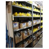 Contents of the shelving unit, assorted metal