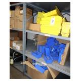 Lot of assorted plastic stack bins