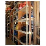 Sections of heavy duty shelving, NOTE: shelving