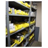 Contents of the shelving unit, assorted metal