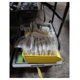 Bin of assorted electrical supplies