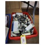 Bin of assorted electrical supplies