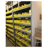 Contents of the shelving unit, EMT connectors,