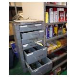 Metal tool box, (removed from an older van)