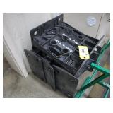 Lot of Rack-a-Tiers wire spool stands