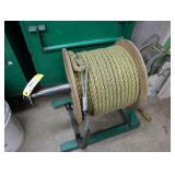 Greenlee Spool stand and spool of rope