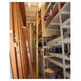 Sections of heavy duty shelving, NOTE: shelving