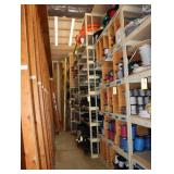 Sections of heavy duty shelving, NOTE: shelving