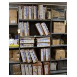 Contents of the shelving unit, main electrical