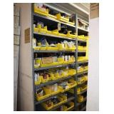 Contents of the shelving unit, hvac, thermostats,