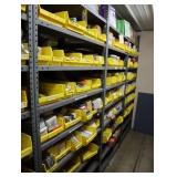 Contents of the shelving unit, relays,