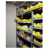 Contents of the shelving unit, panel surge