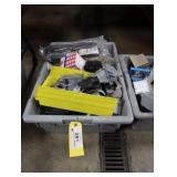 Bin of assorted electrical supplies