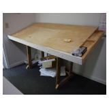 Custom built drafting table
