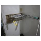 Wall mounted hanging plan folder holder