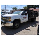 2019 GMC 3500 HD Stakebody truck, VIN: