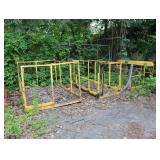 Lot of 3 man lift platforms