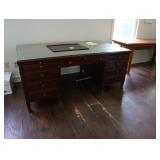 Wooden executive desk