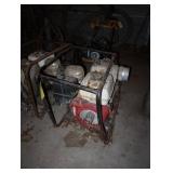 Gas powered pump