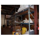 Sections of pallet racking