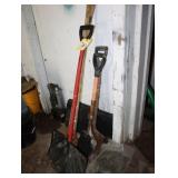 Lot of shovels