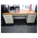 Metal desk