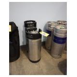 Lot of 2 5 gallon keg, ball lock