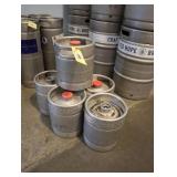 2 gallon beer kegs, Sankey valve