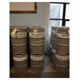 15.5 gallon beer kegs, 1/2 bbl Sankey valve