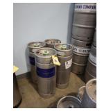 5 gallon beer kegs, Sankey valve