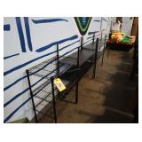 Lot of 4 metro shelves