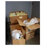 Fiberglass pipe insulation and plastic corner