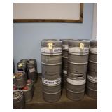 15.5 gallon beer kegs, 1/2 bbl Sankey valve
