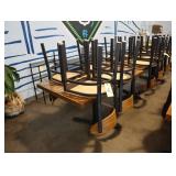Dining table, 30 inch x 48 inch wooden butcher