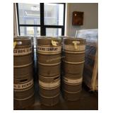 15.5 gallon beer kegs, 1/2 bbl Sankey valve