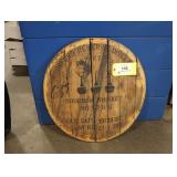 Woodford Reserve barrel end