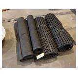 Assorted rubber mats