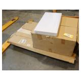 Lot of acoustical panels, 1 ft x 2 ft, 2 ft x 4
