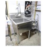 Gridmann stainless steel 28 inch mop sink