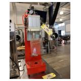 Pneumatic crown single head capper