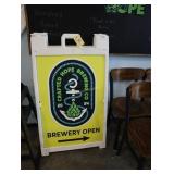 Lot of 2 sandwich board signs