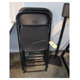 Lot of 4 folding chairs