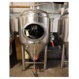 3.5 BBL fermenter jacketed & insulated