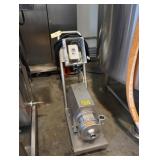Transfer pump on dolly
