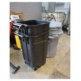 Assort trash barrels