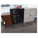 Lot of metal cabinets