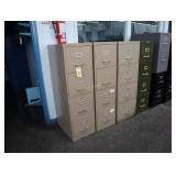 Lot of metal cabinets