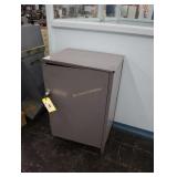 Metal storage cabinet